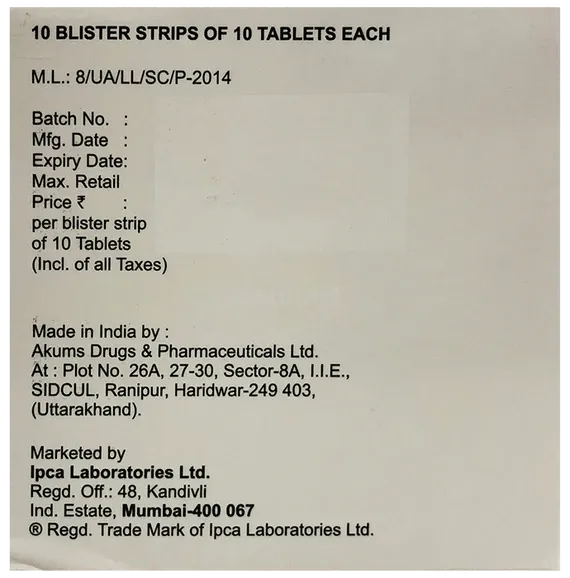 zerodol tc tablet 10's